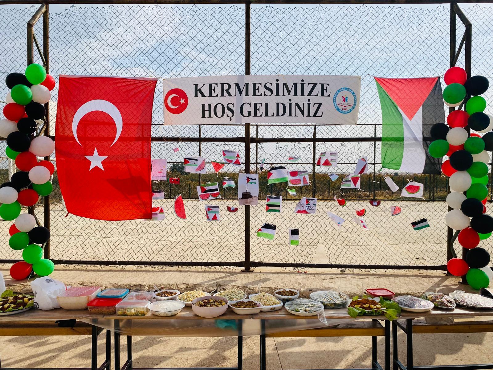 Ceylanpınar’da Okullardan Gazze’ye Anlamlı Destek