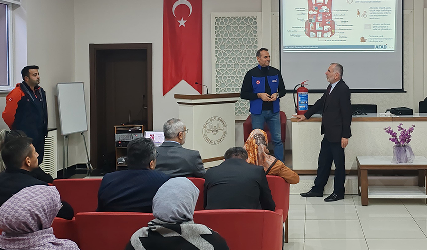 Müftülükte yangın tatbikatı