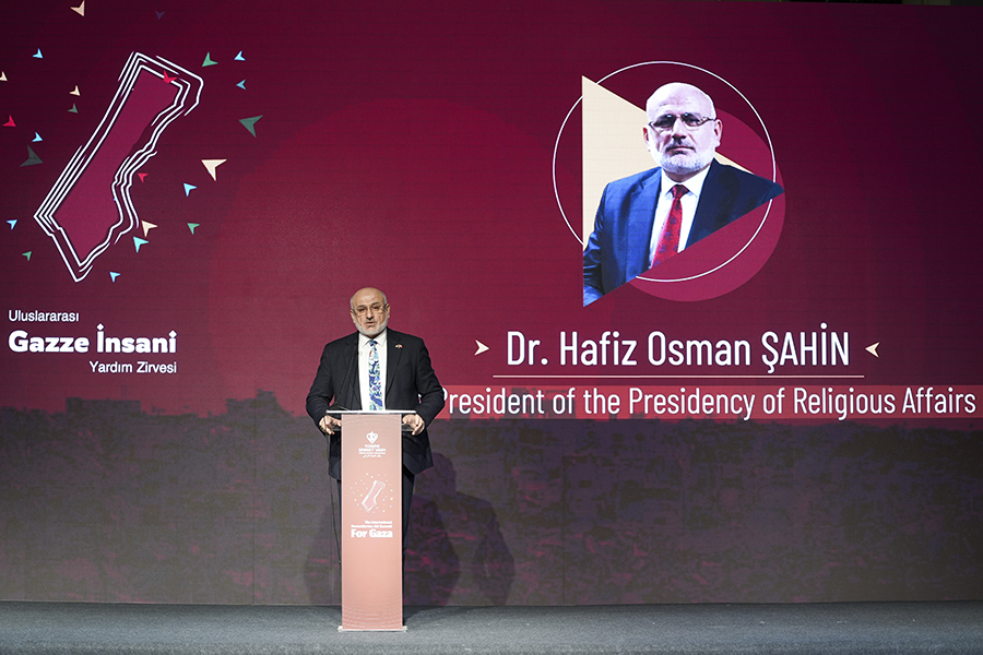 Dr. Şahin: Gazze’nin değil, bütün insanlığın sınavı