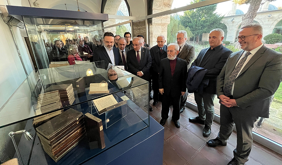 ‘Füsus’tan Fütuhat’a Muhyiddin İbnü’l-Arabi ve Eserleri Sergisi’ açıldı