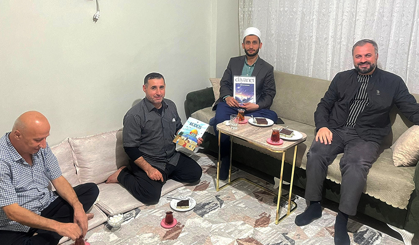 Din görevlilerinden ailelere ziyaret