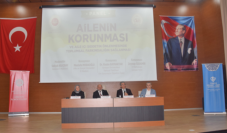 Giresun’da %22Ailenin Korunması%22 Paneli 1