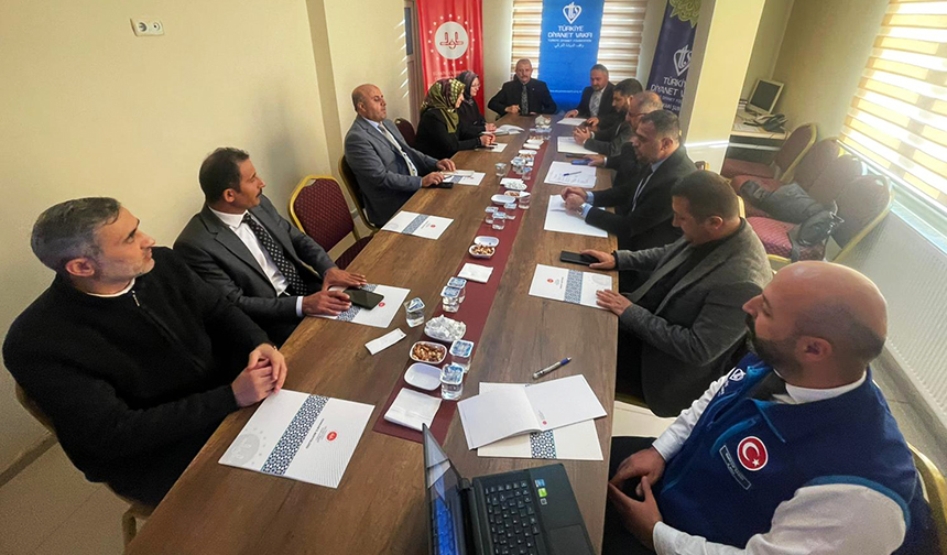 Hakkari’de TDV hizmetleri masaya yatırıldı