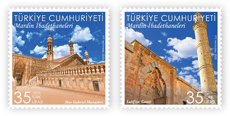 PTT’den “Mardin İbadethaneleri” konulu anma pulu ve ilk gün zarfı