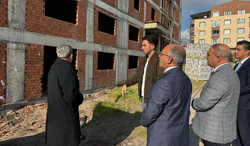 Balıkesir’de Hafızlık Kız Kur’an Kursu inşaatı sürüyor