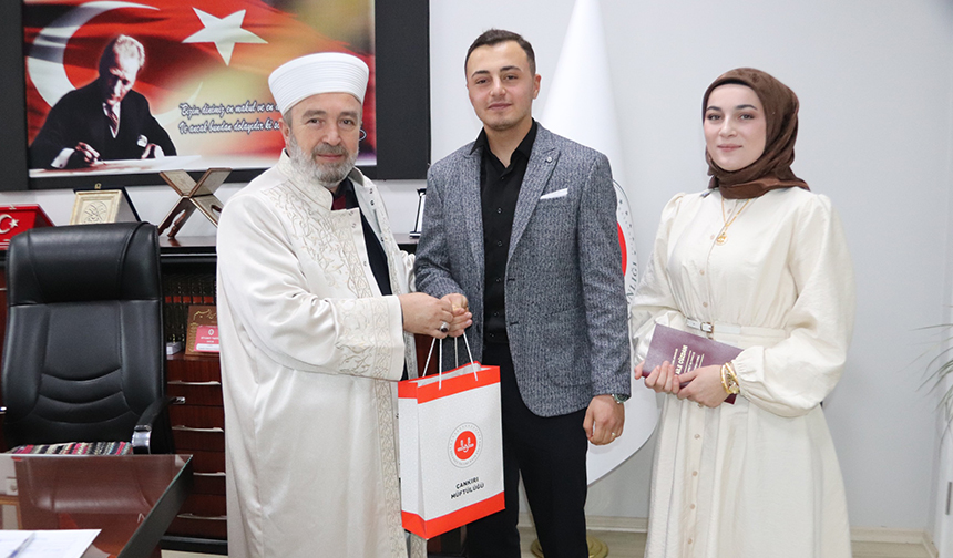 Çankırı İl Müftülüğü’nde 3 çift dünya evine girdi