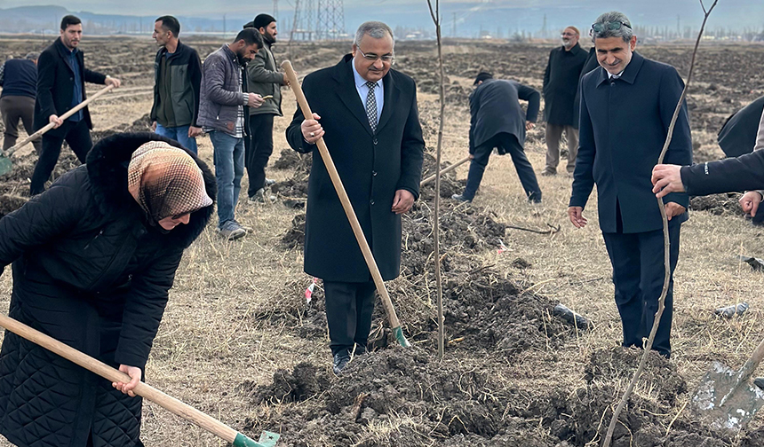 Iğdır’da Hz. Peygamber anısına hatıra ormanı oluşturuldu