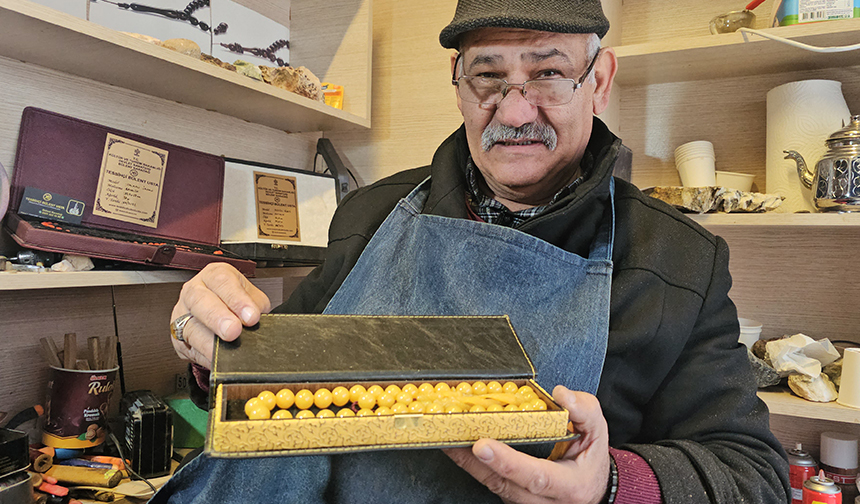 Tespih ustası mesleğine 40 yılını verdi