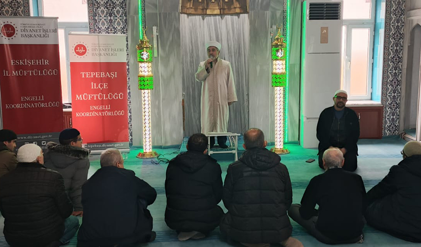 Bedrettin Camii’nde “engelli buluşması” gerçekleştirildi