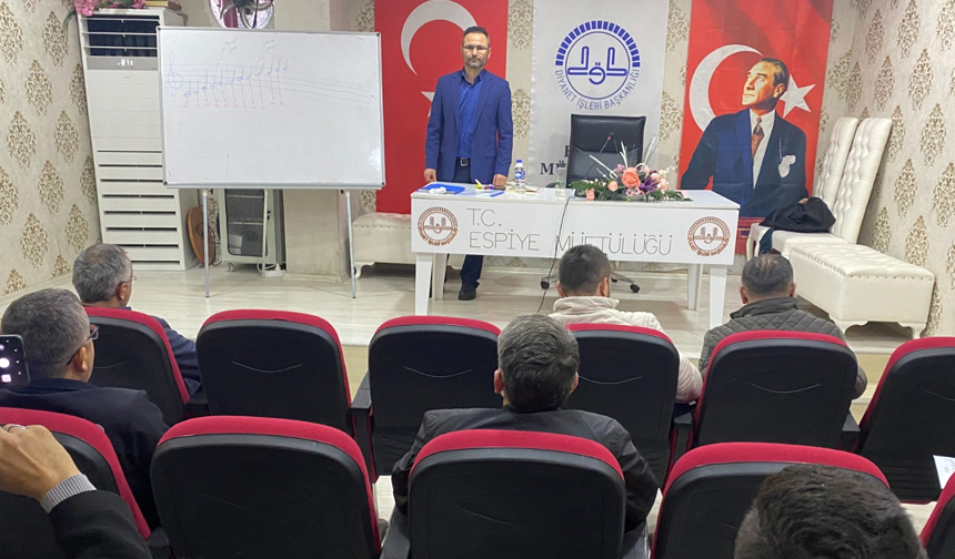 Espiye’de “Ezanı Güzel Okuma Kursu” açıldı