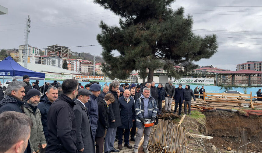 Görele’de Müftülük Hizmet Binasının Temeli Dualarla Atıldı 3