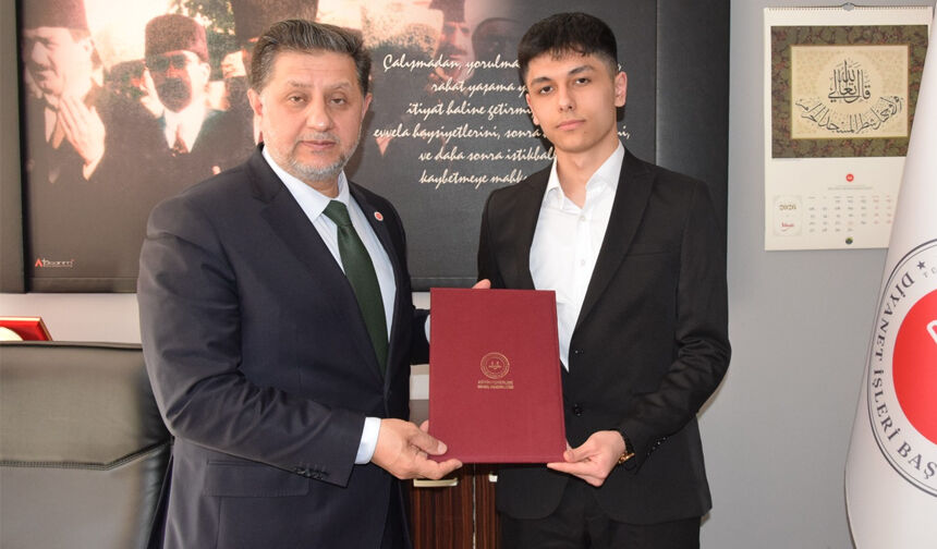 Espiye’de Hafız Öğrenci Belge Sevinci Yaşadı 3