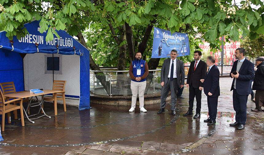 Giresun’da Vekaletle Kurban Bağış Ve Tanıtım Standı Açıldı 2