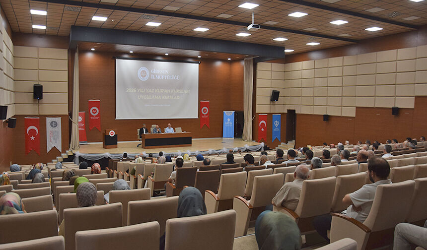 Yaz Kur'an Kursları eğitim seminerleri