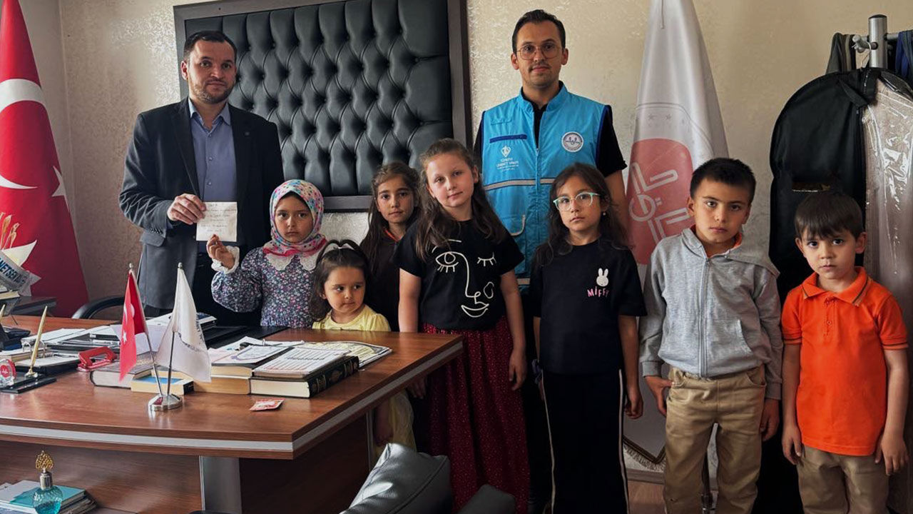 Kıbrıscıklı miniklerden anlamlı yardım