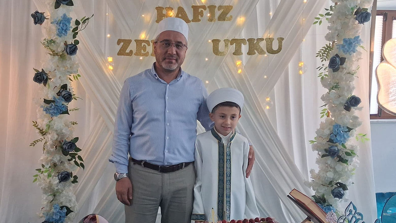 Örgün eğitimle birlikte 7 Ayda hafız oldu