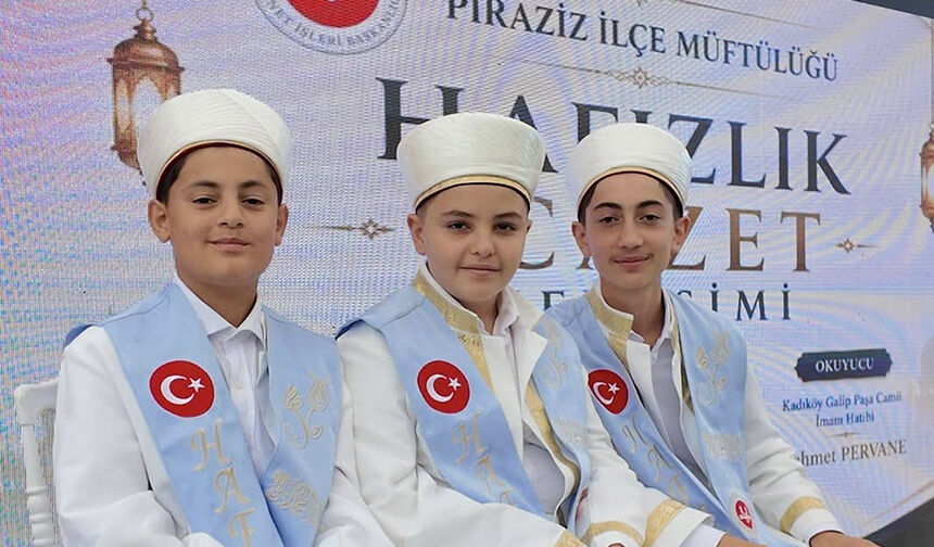 Piraziz’de Ilk Kez Hafızlık Icazet Merasimi Düzenlendi 2