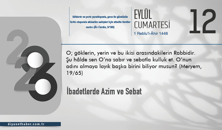 İbadetlerde Azim Ve Sebat