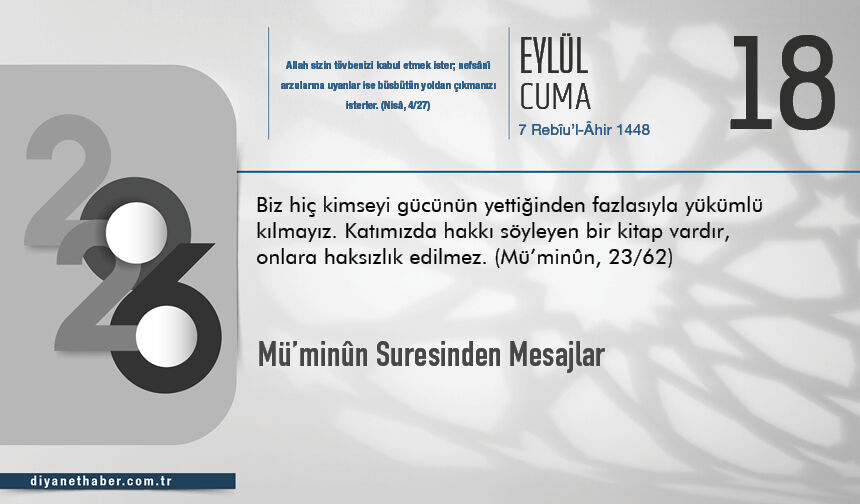 Mü’minûn Suresinden Mesajlar