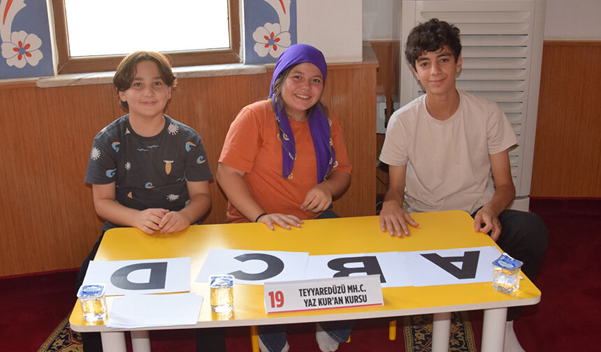 Yaz Kur'an Kursu Öğrencileri Hem Öğrendi Hem Yarıştı 12