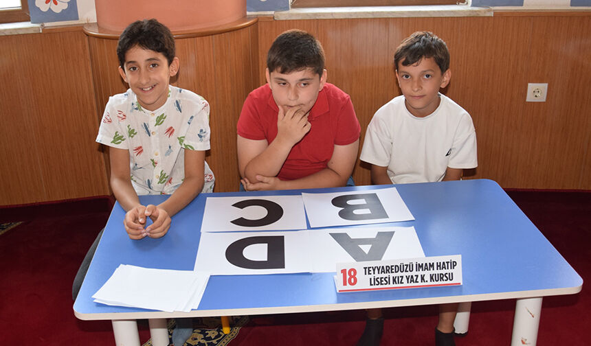 Yaz Kur'an Kursu Öğrencileri Hem Öğrendi Hem Yarıştı 13