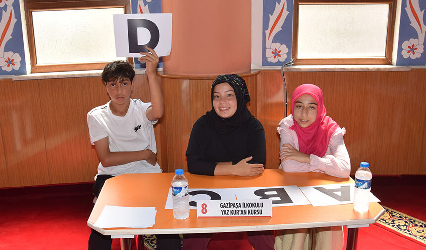 Yaz Kur'an Kursu Öğrencileri Hem Öğrendi Hem Yarıştı 22