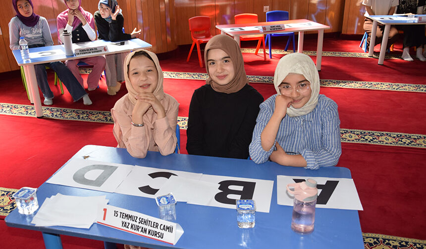 Yaz Kur'an Kursu Öğrencileri Hem Öğrendi Hem Yarıştı 7
