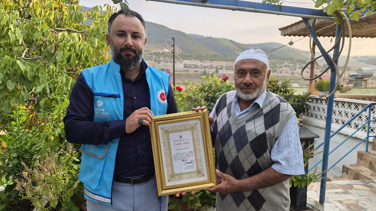 Hayırsever vatandaş, evini TDV'ye bağışladı