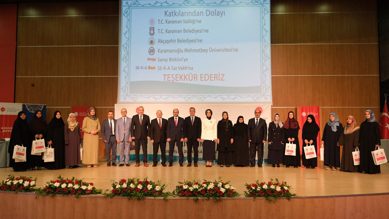 Kadın Din Görevlileri Hafızlık Yarışması Türkiye Finali Karaman’da gerçekleştirildi