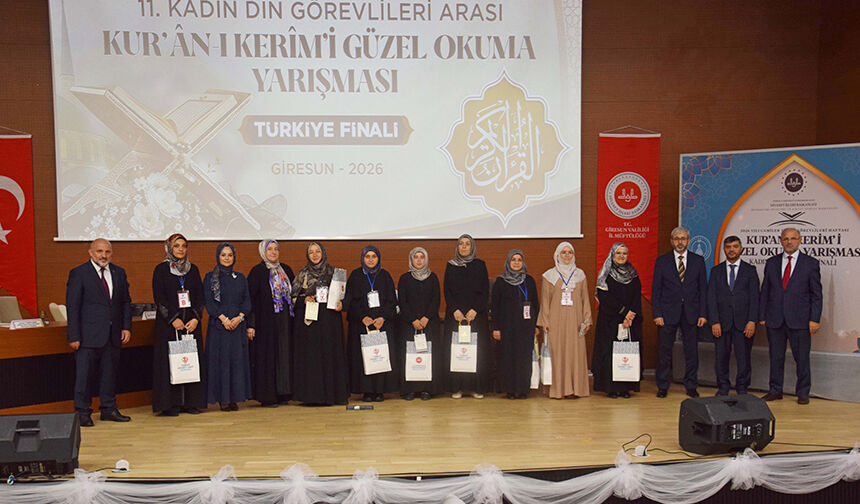 Kur'an I Kerim’i Güzel Okuma Kadınlar Türkiye Finali Giresun'da Yapıldı 1