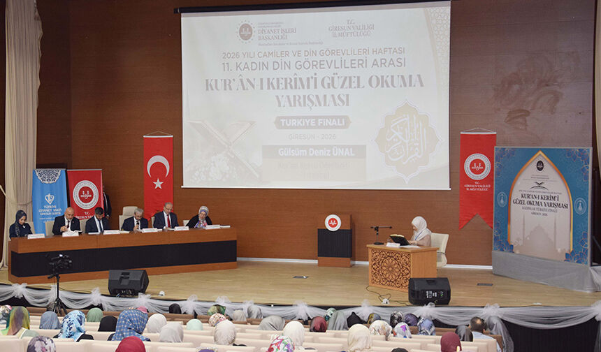 Kur'an I Kerim’i Güzel Okuma Kadınlar Türkiye Finali Giresun'da Yapıldı 12
