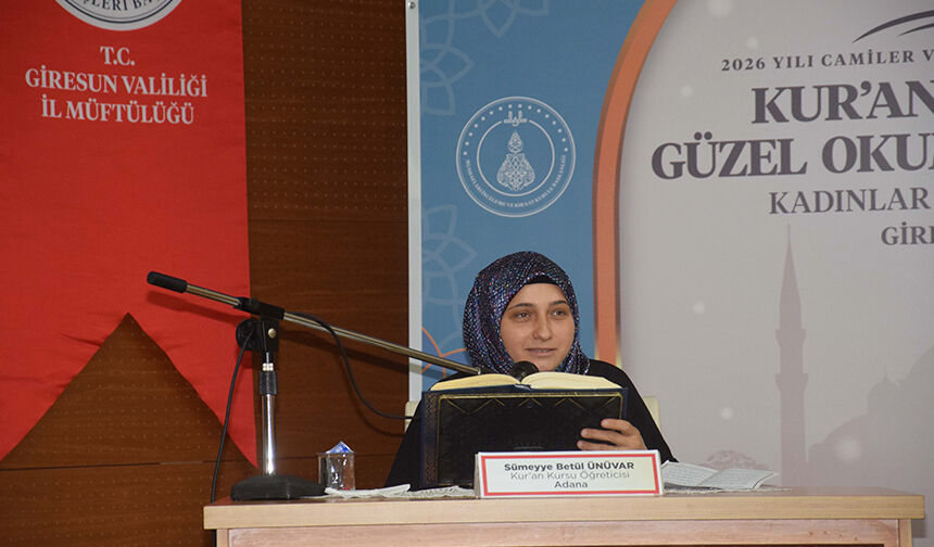 Kur'an I Kerim’i Güzel Okuma Kadınlar Türkiye Finali Giresun'da Yapıldı 17