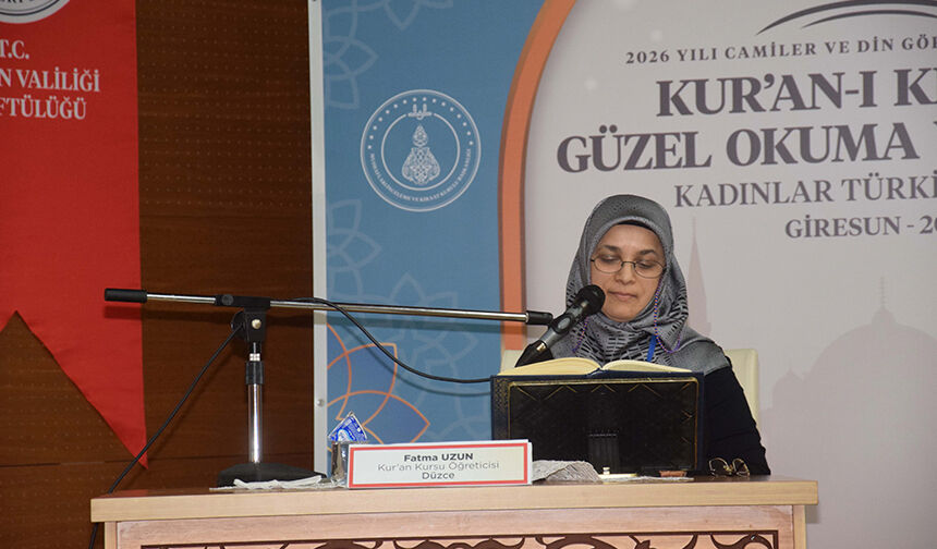Kur'an I Kerim’i Güzel Okuma Kadınlar Türkiye Finali Giresun'da Yapıldı 21