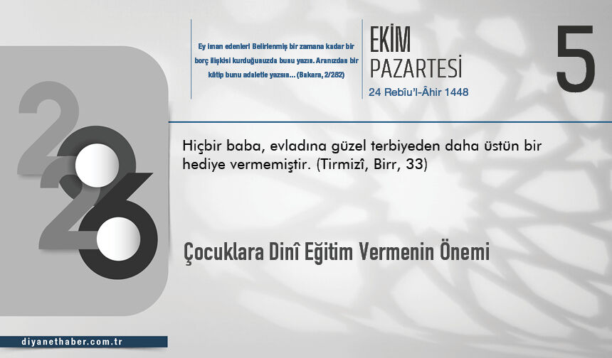 Çocuklara Dinî Eğitim Vermenin Önemi