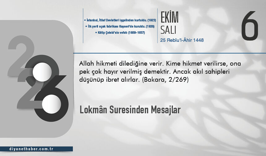 Lokmân Suresinden Mesajlar