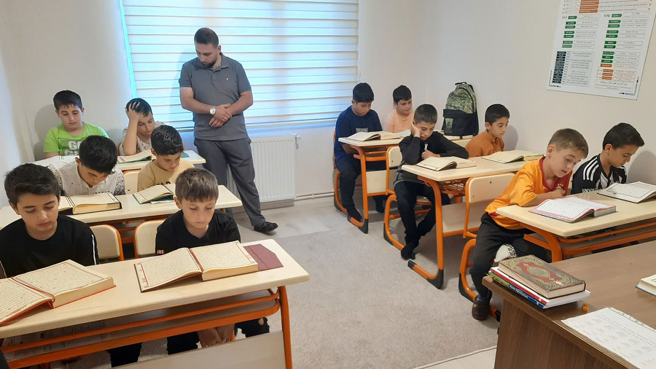 Narman'da okul sonrası kurslar başladı