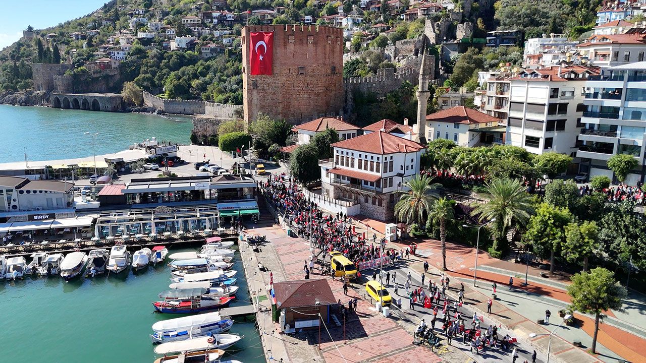 Alanyada Gazze Için Yürüyüş 1
