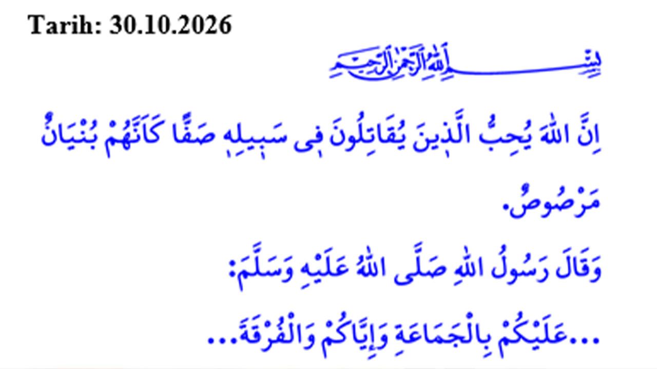 Cuma Hutbesi-4