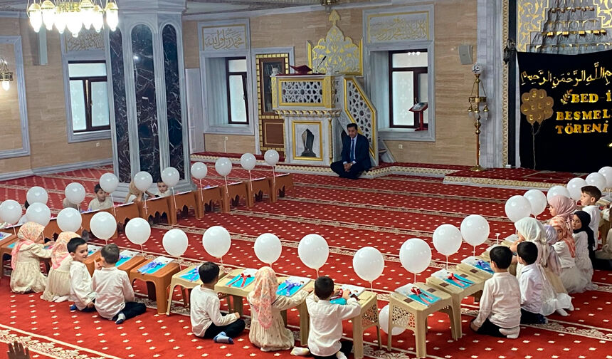 Espiyede Minik Öğrencilerin Bedi Besmele Heyecanı 2