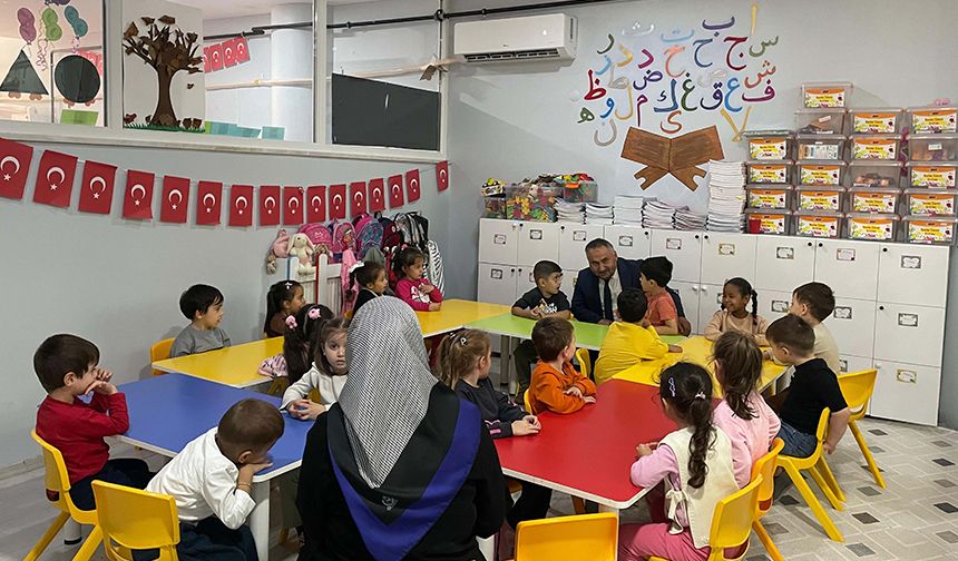 İl Müftüsü Okuş Minik Öğrencilerle Bir Araya Geldi 4