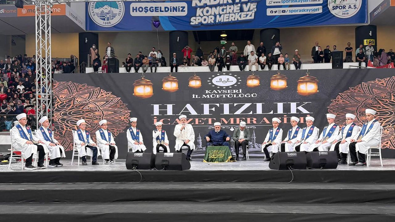 Kayseride 738 Hafız Içim Icazet Töreni 2